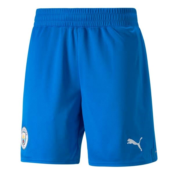 Pantalones Manchester City Replica Primera Ropa Portero 2022/23 Azul